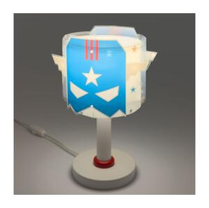 Dalber 61811N - LED Dětská lampička BLUE HERO 1xG4/4W/230V bílá/modrá 61811N