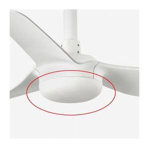 FARO Barcelona FARO 3R773 - Náhradní kryt pro látor MINI PUNT pr. 12 cm bílá 3R773