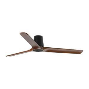 FARO Barcelona FARO 33839 - Stropní látor HEYWOOD TUB L borovice/černá pr. 132 cm + DO
