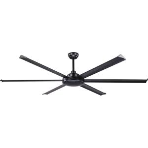 FARO Barcelona FARO 34203 - Stropní látor ROTTERDAM XL černá pr. 200 cm + dálkové ovládání