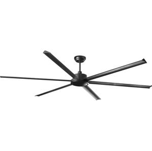 FARO Barcelona FARO 34207 - Stropní látor ROTTERDAM XXL černá pr.250 cm + dálkové ovládání