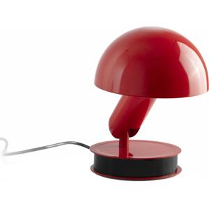 FARO Barcelona FARO 56103 - Stolní lampa s klipem 2v1 BELA 1xE27/15W/230V červená
