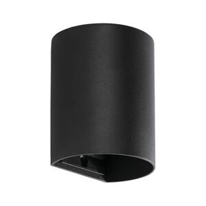 FARO Barcelona FARO 40523 - Nástěnné svítidlo SOLE 1xGU10/8W/230V černá kulatý