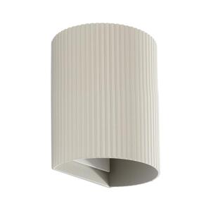 FARO Barcelona FARO 40528 - Nástěnné svítidlo SOLE 1xGU10/8W/230V šedá vroubkovaná kulatý