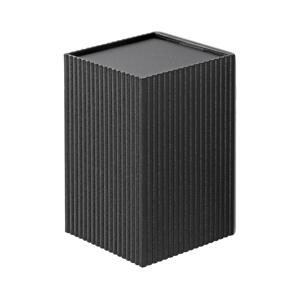 FARO Barcelona FARO 40535 - Nástěnné svítidlo SOLE 1xGU10/8W/230V černá vroubkovaná hranatý