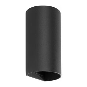 FARO Barcelona FARO 40539 - Nástěnné svítidlo SOLE 2xGU10/8W/230V černá kulatý