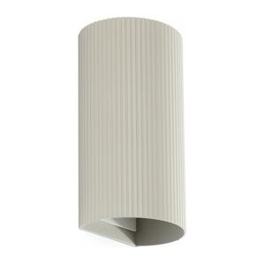 FARO Barcelona FARO 40544 - Nástěnné svítidlo SOLE 2xGU10/8W/230V šedá vroubkovaná kulatý