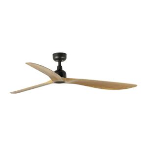 FARO Barcelona FARO 34360 - Stropní látor OUTWOOD L hnědá/černá pr. 150 cm IP44 + DO