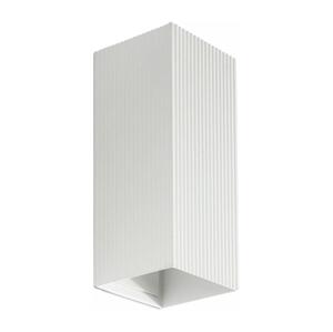 FARO Barcelona FARO 40565 - Nástěnné svítidlo SOLE 2xGU10/8W/230V bílá vroubkovaná hranatý