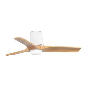 FARO Barcelona FARO 33836WT-1TW-LED Stm. vent. HEYWOODTUBS 10W/230V borovice/bílá pr.90cm WT+DO