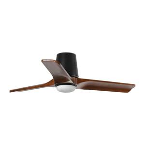 FARO Barcelona FARO 33837WT-1TW-LED Stm.vent. HEYWOODTUBS 10W/230V borovice/černá pr.90cm WT+DO
