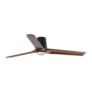 FARO Barcelona FARO33839WT-1TW-LED Stm.vent. HEYWOODTUBL 10W/230V borovice/černá pr.132cm WT+DO