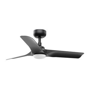 FARO Barcelona FARO 33825WT-1TW- LED Stm. str. vent. HEY S LED/10W/230V černá pr. 90 cm WT + DO