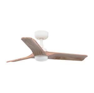 FARO Barcelona FARO 33805WT-1TW - LED Stm. vent. HEYWOOD S 10W/230V dřevo/bílá pr. 90 cm WT +DO
