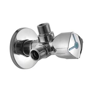 Arco - Rohový l kombinovaný se dvěma vývody A-80 lesklý chrom CQ4102