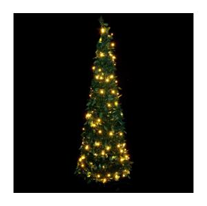 B.V.  - LED Venkovní vánoční strom 150xLED/230V 1,8m IP44 zelená teplá bílá B10303AAZZ