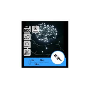 B.V.  - LED Venkovní vánoční řetěz 500xLED/3,6W/230V 50m IP44 studená bílá B10303ABNE