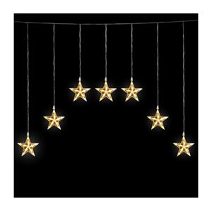 B.V.  - LED Venkovní vánoční řetěz 70xLED/230V 1,2x1m IP44 teplá bílá hvězdy B10303ABGF