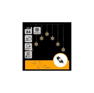 B.V.  - LED Venkovní vánoční řetěz 70xLED/230V 1,2x1m IP44 teplá bílá vločky B10303ABGI