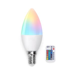 B.V. LED RGB Stmívatelná žárovka E14/4,8W/230V 3000K + DO -
