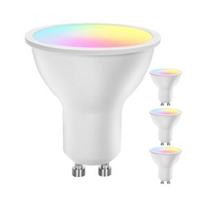B.V. SADA 4x LED RGBW Stmív. žárovka Smart GU10/4,9W/230V 2700-6500K -