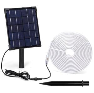 B.V.  - LED RGB Stmívatelný solární pásek LED/5W/3,2V 7 m IP65 + DO