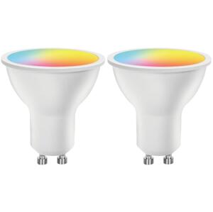 B.V. SADA 2x LED RGBW Stmív. žárovka MESH Smart GU10/6,5W/230V 2700-6500K -