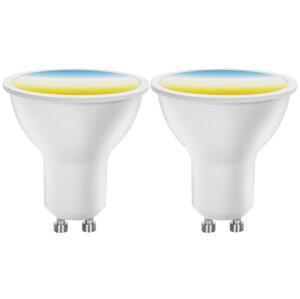 B.V. SADA 2x LED Stmív. žárovka MESH Smart GU10/6,5W/230V 2700-6500K + DO -