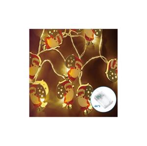 B.V.  - LED Vánoční řetěz 20xLED/3xAA 3m teplá bílá Santa Claus