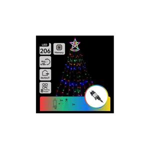 B.V.  - LED RGBY Venkovní vánoční dekorace 206xLED/6W/230V 2m IP44 B10303Q7E
