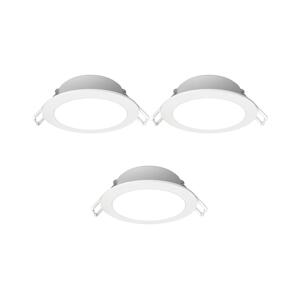 B.V.  -SADA 3x LED Venkovní podhledové svítidlo LED/4,8W/230V 3000K IP65 bílá