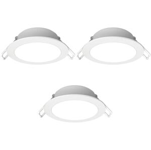 B.V.  - SADA 3x LED Koupelnové podhledové svítidlo LED/4,8W/230V IP65 bílá