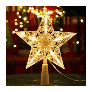 B.V.  - LED Vánoční dekorace 10xLED/3xAA teplá bílá hvězda B10303S6E