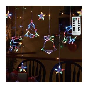 B.V.  - LED RGBY Ven. ván. řetěz 120xLED/6W/230V/8 funkcí 3x0,6m IP44 + DO B10303S70