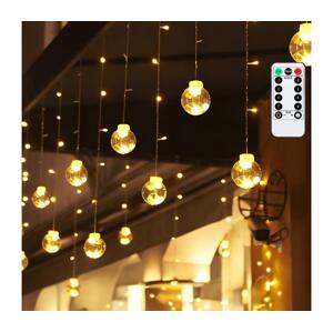 B.V.  - LED Ven. ván. řetěz 120xLED/6W/230V/8 funkcí 3x0,6m IP44 tep bílá+DO B10303S71