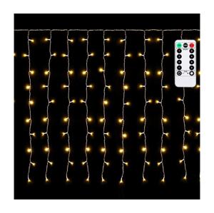 B.V.  - LED Ven. ván. řetěz 150xLED/6W/230V/8 funkcí 1,5x1m IP44 tep bílá+DO B10303S7A