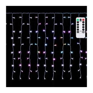 B.V.  - LED RGBY Ven. ván. řetěz 300xLED/6W/230V/8 funkcí 3x1m IP44 + DO B10303S7F