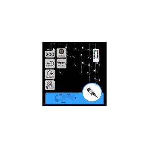 B.V.  - LED Ven. ván. řetěz 200xLED/6W/230V/8 funkcí 3x1m IP44 stud bílá+DO