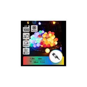 B.V.  - LED RGBY Venkovní dekorační řetěz 100xLED/3,6W/230V/8 funkcí 10m IP44 B103031RJ