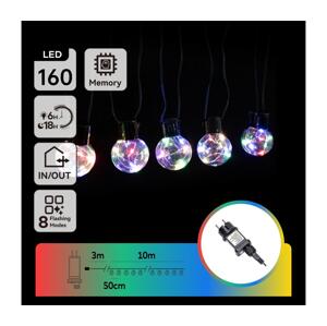 B.V.  - LED RGBY Venkovní dekorační řetěz 160xLED/3,6W/230V 10m IP44 B103031R3