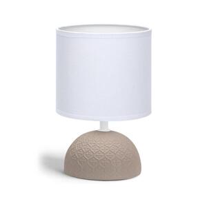 B.V.  - Stolní lampa 1xE14/40W/230V hnědá/bílá