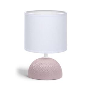 B.V.  - Stolní lampa 1xE14/40W/230V růžová/bílá