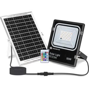 B.V.  - LED RGB Stmívatelný solární reflektor LED/6W/3,2V IP66 + DO