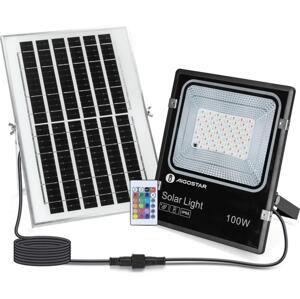 B.V.  - LED RGB Stmívatelný solární reflektor LED/10W/3,2V IP66 + DO