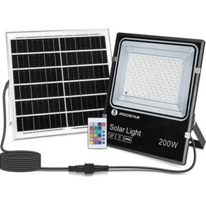 B.V.  - LED RGB Stmívatelný solární reflektor LED/18W/3,2V IP66 + DO