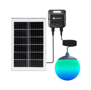 B.V. -LED RGB Solární lustr MESH 20W/3,7V 4000 mAh 2700K-6500K IP65 pr. 15 cm