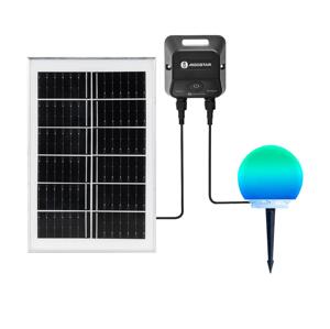 B.V. -LED RGB Stm. ven. lampa MESH 20W/3,7V 4000mAh 2700-6500K IP65 pr. 20 cm S1030233V