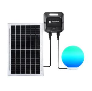 B.V. -LED RGB Stm. ven. lampa MESH 35W/3,7V 4000mAh 2700-6500K IP65 pr. 30 cm S1030233Y