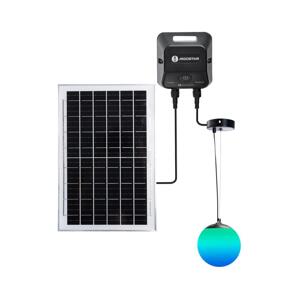 B.V. -LED RGB Solární lustr MESH 35W/3,7V 8000 mAh 2700K-6500K IP65 pr. 30 cm