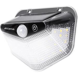 B.V.  -LED Solární svítidlo se senzorem LED/3,7V 6500K 500 mAh IP65 černá